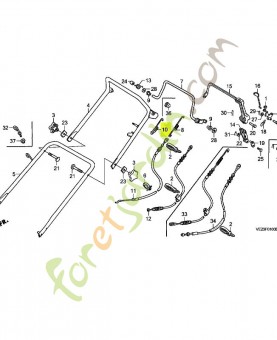 Ressort de retour réf. Honda 54414VA3P00