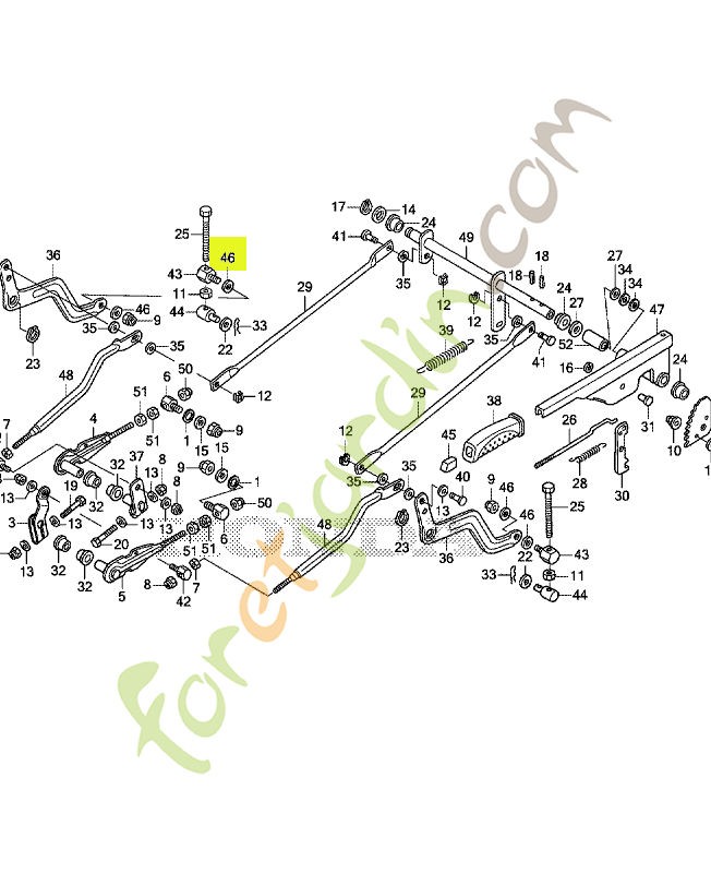 Rondelle plate, 10mm réf. Honda 80402VK1003
