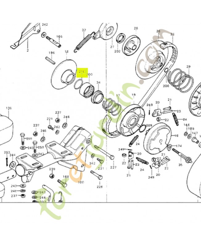 Joint torique 42mm Honda 91304704000
