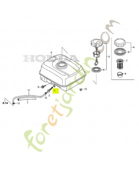 Joint torique 14mm Honda 91301ZDA000