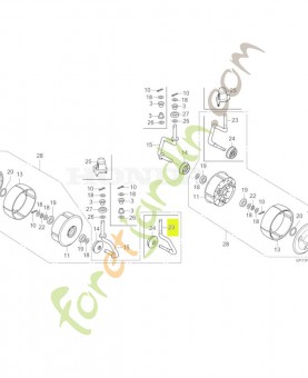 Tige réf. Honda 44716VP7010