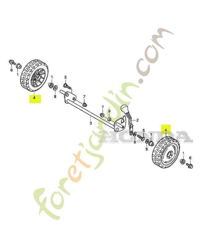 Roue  réf. Honda 44710VH3R10ZA