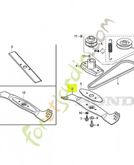Lame de rotor réf. Honda 72511VH4N10