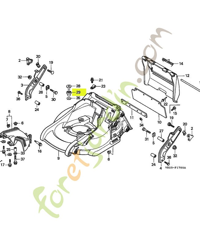Collier adiabatique réf. Honda 91652VE0000