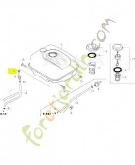 Joint torique, 14mm (nok) réf. Honda 91353671004