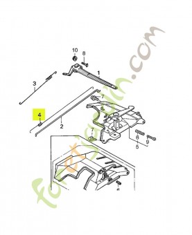 Ressort de rappel réf. Honda 16562ZE3000
