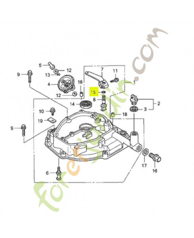 Joint torique 6.8x1.9 Honda 91301027000