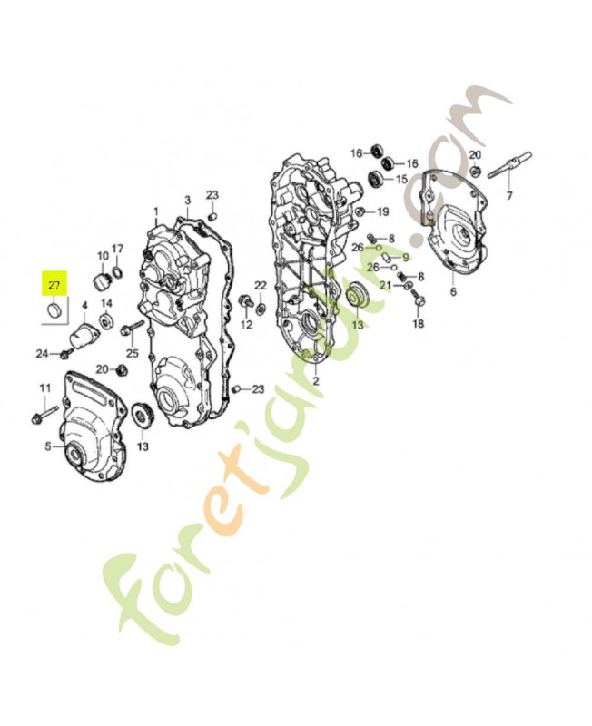 Joint de bouchon 30mm Honda 91255V34003