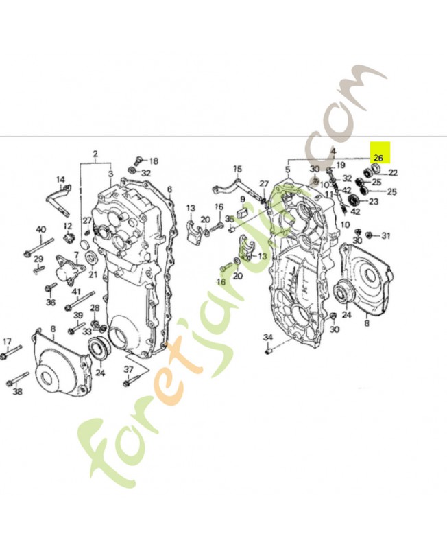 Bouchon d'étancheite 32m Honda 91255727004