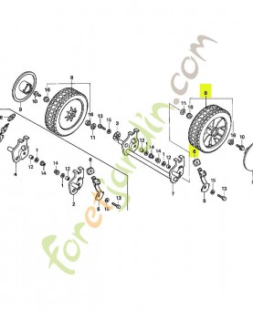 Roue avant complete réf. Honda 44710VF0000