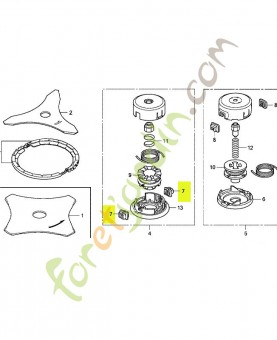 Oeillet réf. Honda 72562VL6P31