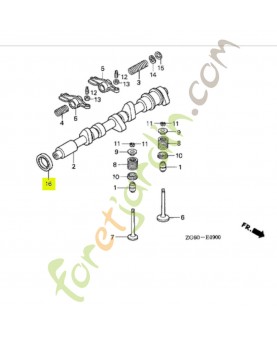 Joint d'étancheité 29X45X8 Honda 91214ZG5003