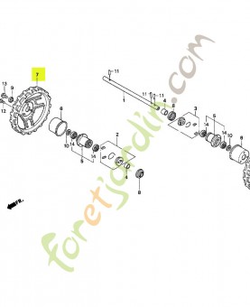 oue ar. (13x2-9 a-003) réf. Honda 42810VA7023