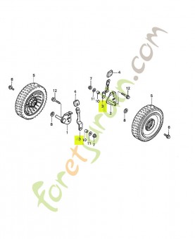 Plaque de regulateur av. réf. Honda 42951VE2000