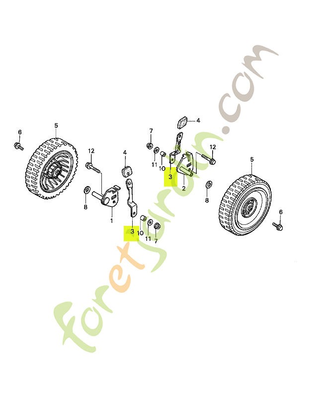 Plaque de regulateur av. réf. Honda 42951VE2000