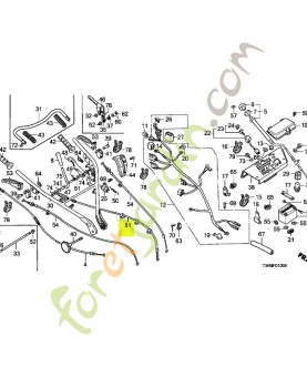 Cable comp. d'embrayage réf. Honda 54720734T40