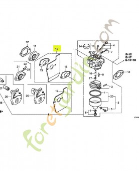 Déflecteur réf. Honda 19650ZM0000