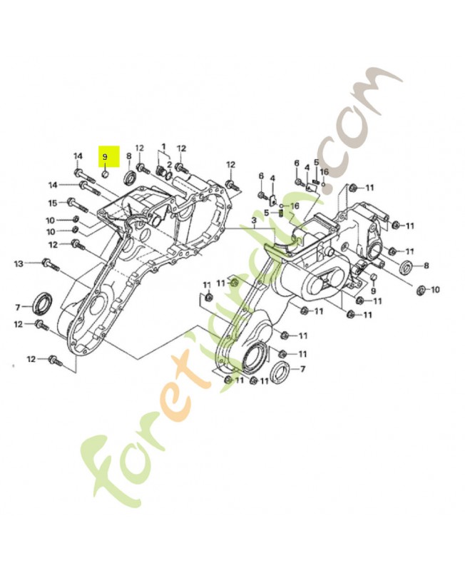 Bouchon 14X4 Honda 91202VA3J01