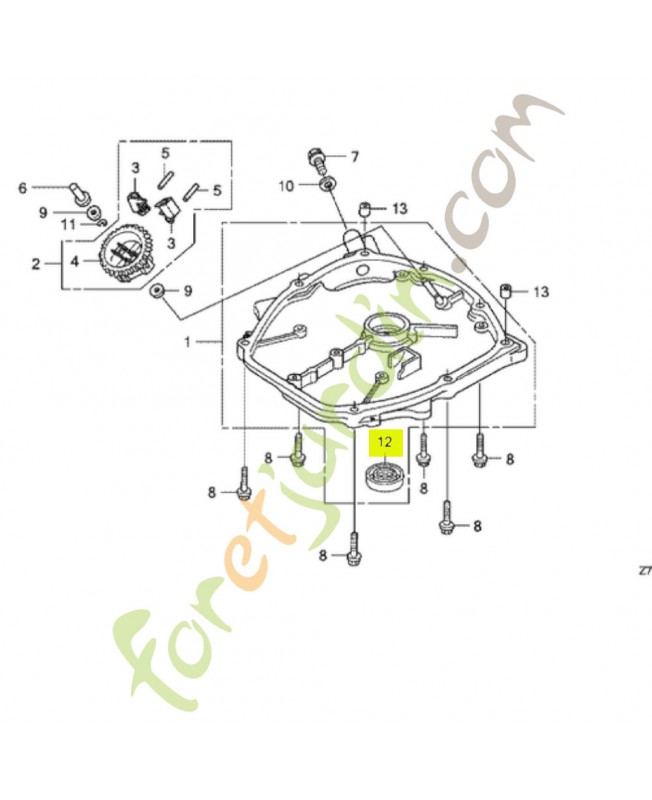 Joint 18.9X28X5 Honda référence 91202GB4692