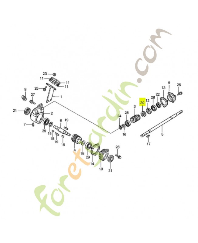 Palier de butée Honda 91051766003