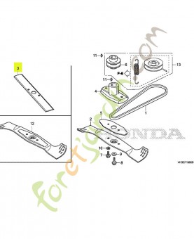 Lame Réf. Honda 72531VH4R50