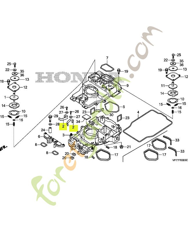 Prise, charge réf. Honda 31574VP7000