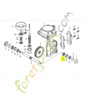 Roulement a billes radial 6902 Honda 91008KV0003