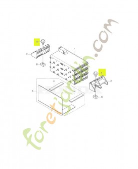 Boulon de bride, 6mm réf. Honda 90002Z0D000