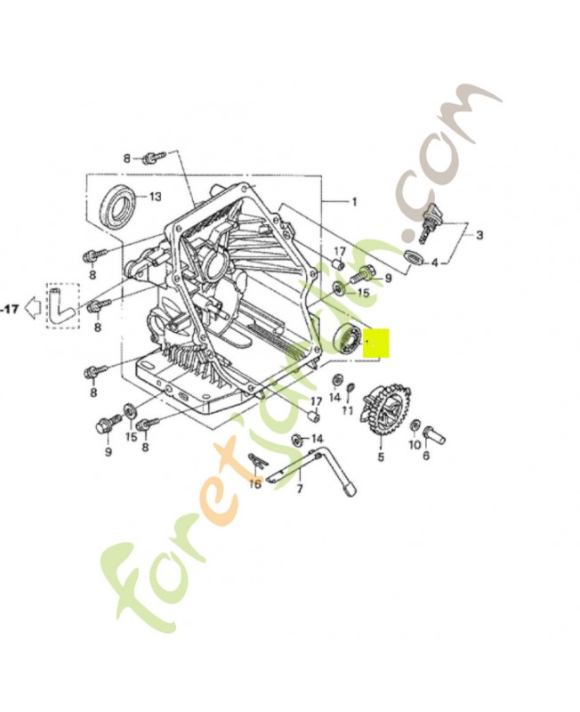 Roulement a billes radial 62/28 Honda 91001ZL8003