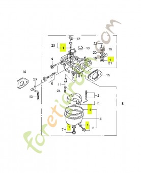 Jeu de joints réf. Honda 16010ZE2015