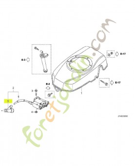 Ens. chapeau d'anti-paras réf. Honda 30700Z1V601