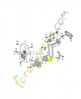 Courroie en v (sb-27) réf. Honda 22431776003