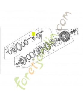 Roulement a billes 6905 Honda 91001MG7000