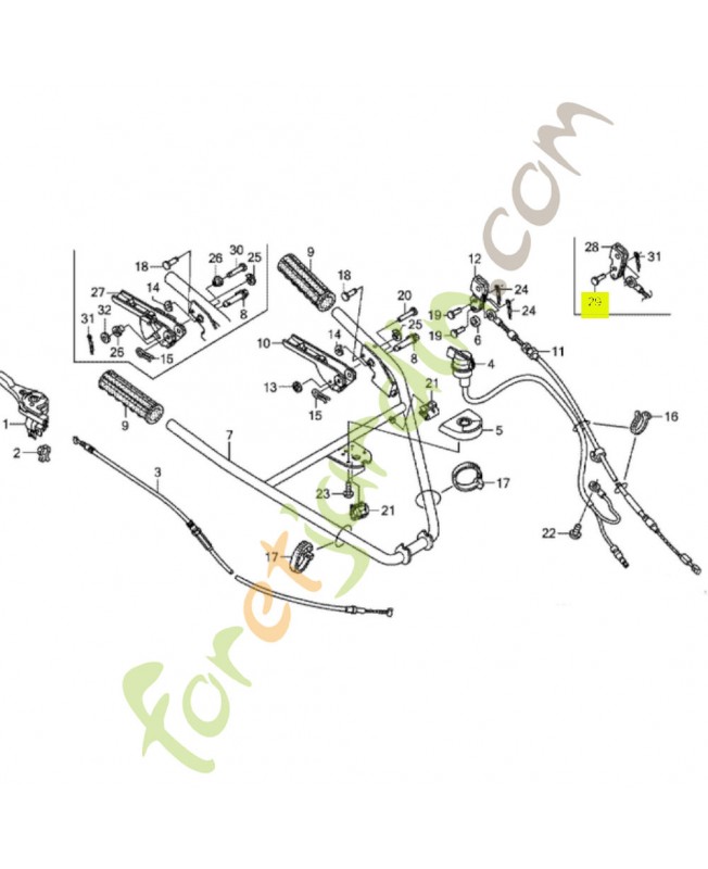 Goupille 5x18 réf. Honda 90752V33010