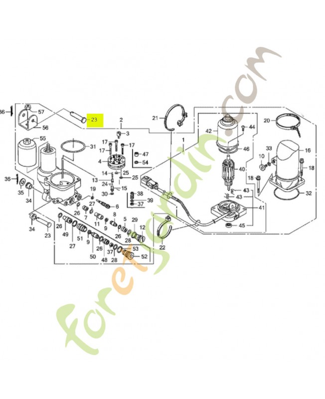 Goupille 12x46 réf. Honda 90752V15000