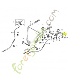 Goupille 4x35 réf. Honda 90751V18840
