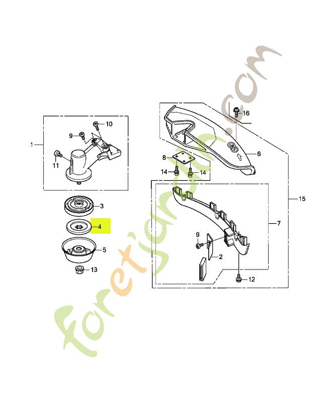 Support b, lame réf. Honda 72621VL6P31