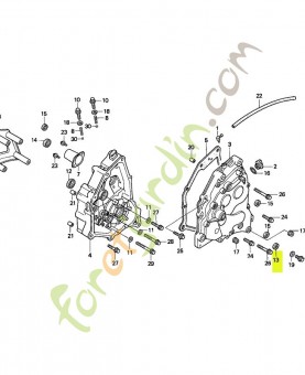 Joint d'étanchéité d'huile réf. Honda 91204GK8003