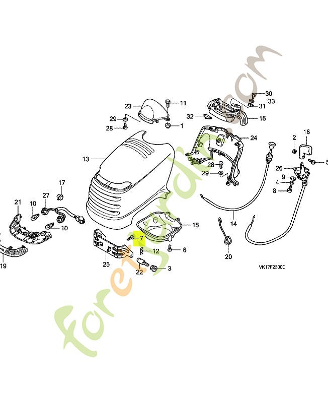 Vis réf. Honda 80083Y09003