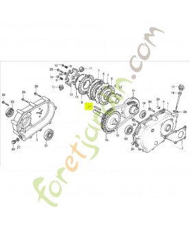 Clavette 7x7x33 Honda 90741889810