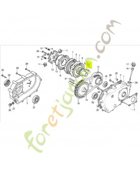 Clavette 5mm Honda 90741883621