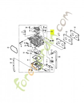 Carburateur (bw02b c) réf. Honda 16100Z0A815