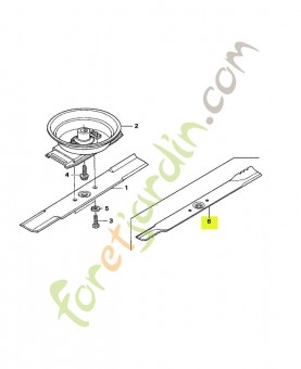 Lame de rotor réf. Honda 72511VD8L20