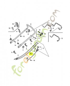 Cable  embrayage réf. Honda 54510VH3852