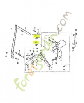Boulon de bride, 6x12 réf. Honda 90013883000