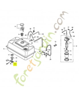 Agrafe de faisceau electrique Honda 90623SB0003