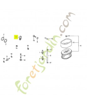Agrafe de faisceau electrique Honda 90617SA0003