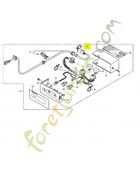 Collier de faisceau Honda 90615PN3003