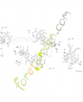 Dent c, rotor réf. Honda 72463V24000