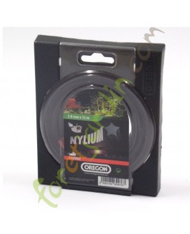 Fil nylon pour débroussailleuse  3 mm x 15 m OREGON